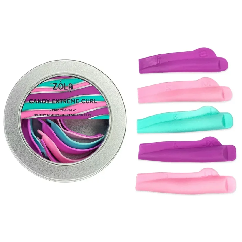 ZOLA Candy Extreme Curl - natáčky na lash lifting, 5 párů