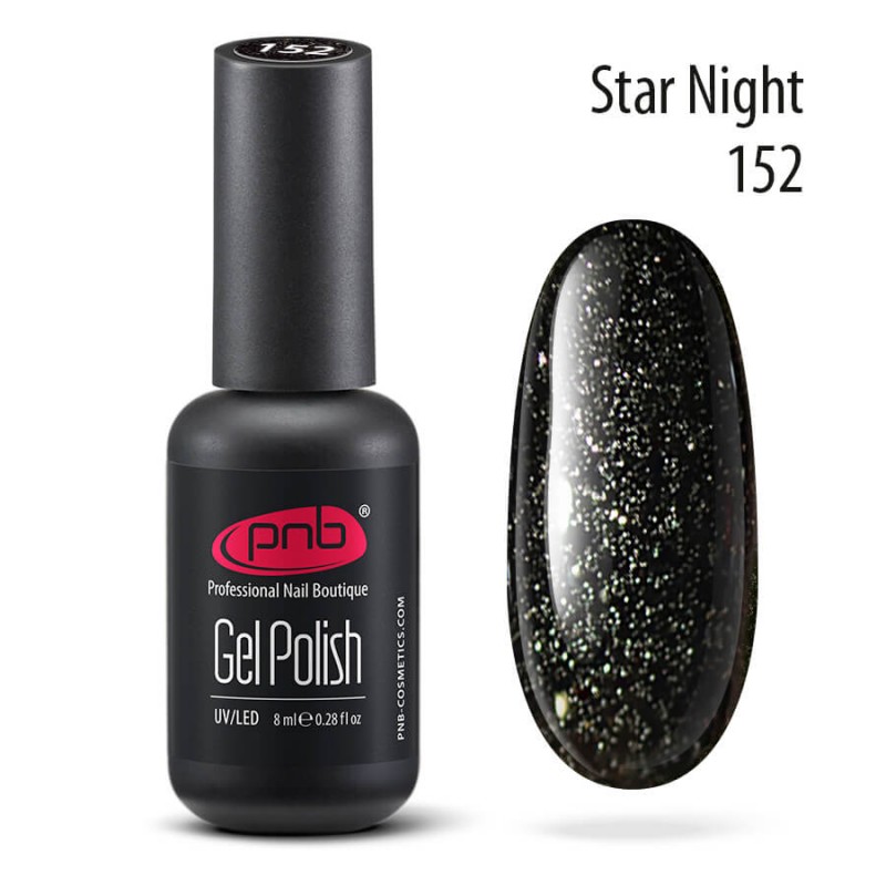 PNB Gel lak na nehty, 152 Star Night, 8ml