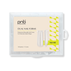 PNB Многоразовые верхние формы для наращивания - квадрат, 120 шт