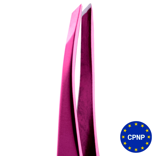 ZOLA Profesionální pinzeta na obočí - Pink (šikmá)