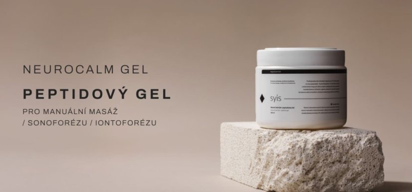 SYIS NeuroCalm Gel – peptidový gel pro manuální masáž, sonofózu a iontoforézu , 500 ml