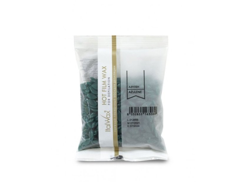 ItalWax Samostržný vosk - voskové granule FilmWax Azulen, 100g