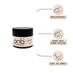 PNB UV/LED Builder Gel Modelovací gel - Milky Way, 15ml