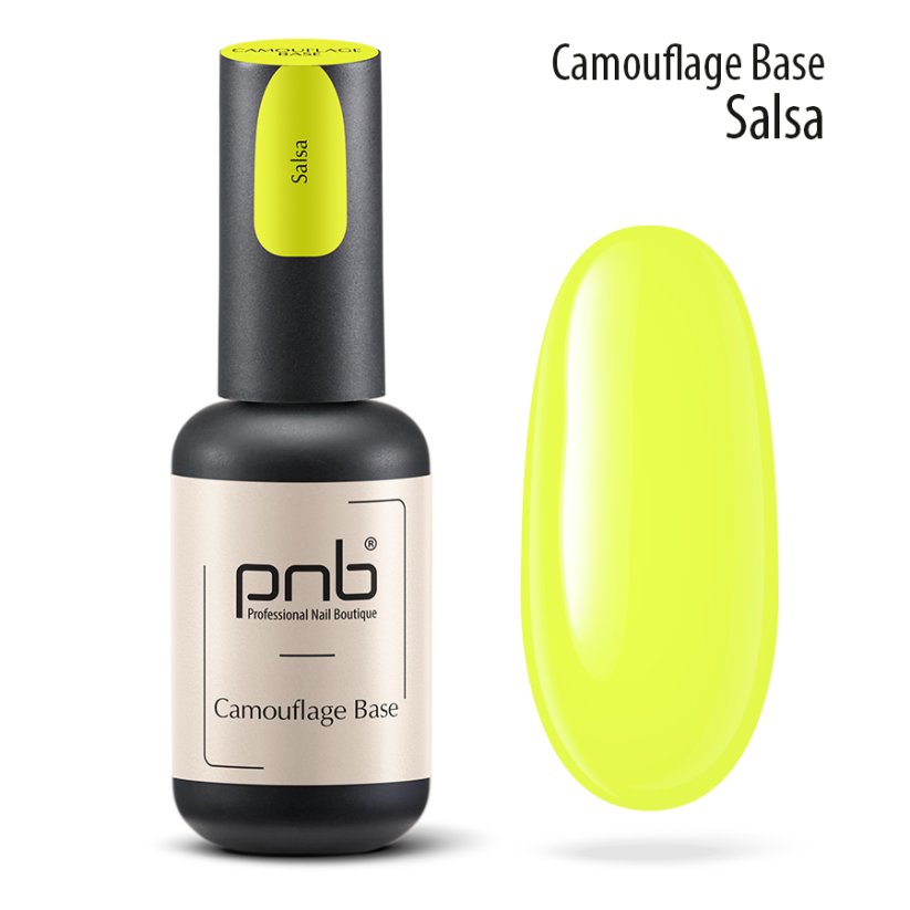 PNB Kamuflaźní báze pod gel lak Salsa, 8 ml