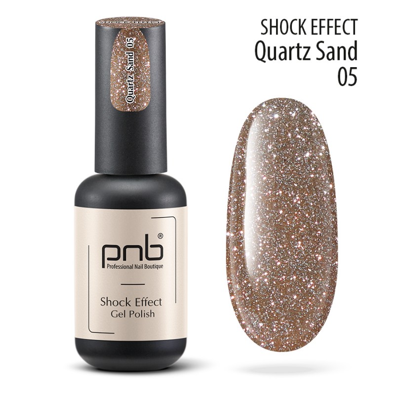 PNB Reflexní gel lak na nehty, 05 Quartz Sand, 8ml
