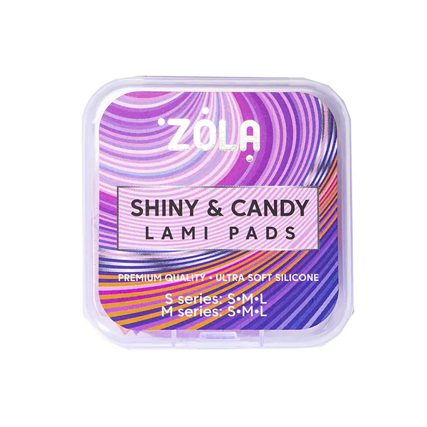 ZOLA Shiny & Candy - валики для ламинирования, 6 пар