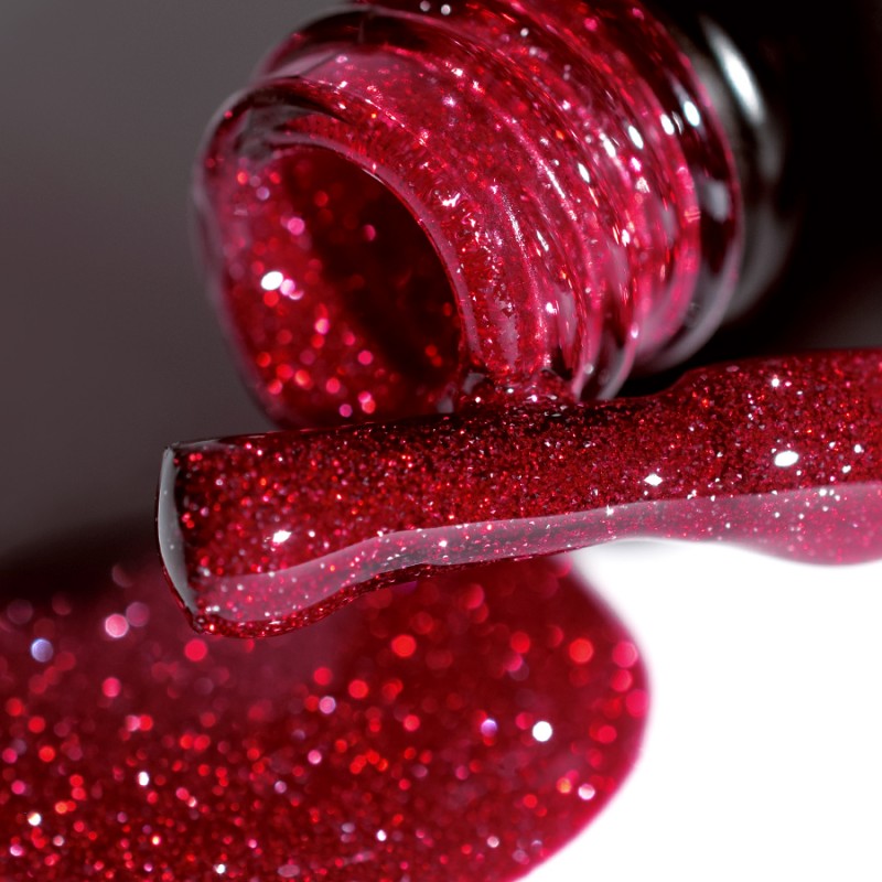 PNB Reflexní gel lak na nehty, 07 Red, 8ml