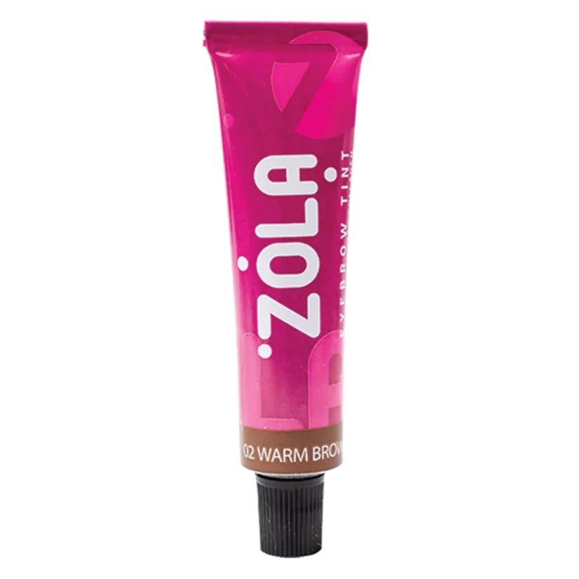 ZOLA Eyebrow Tint Краска для бровей - 02 Warm Brown (медно-коричневый), 15 мл