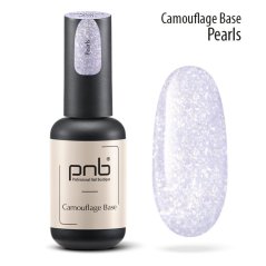 PNB Kamuflaźní báze pod gel lak Pearls, 8 ml