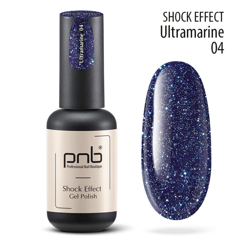 Гель лак PNB Shock Effect, Ultramarine 04