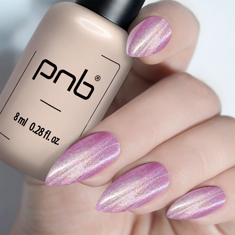 PNB Magnetický gel lak na nehty Glamour Cat - 05 Quartz Kiss, 8 ml