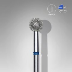 STALEKS Diamantová fréza "Kulička" - modrá FA01B050, 5 mm
