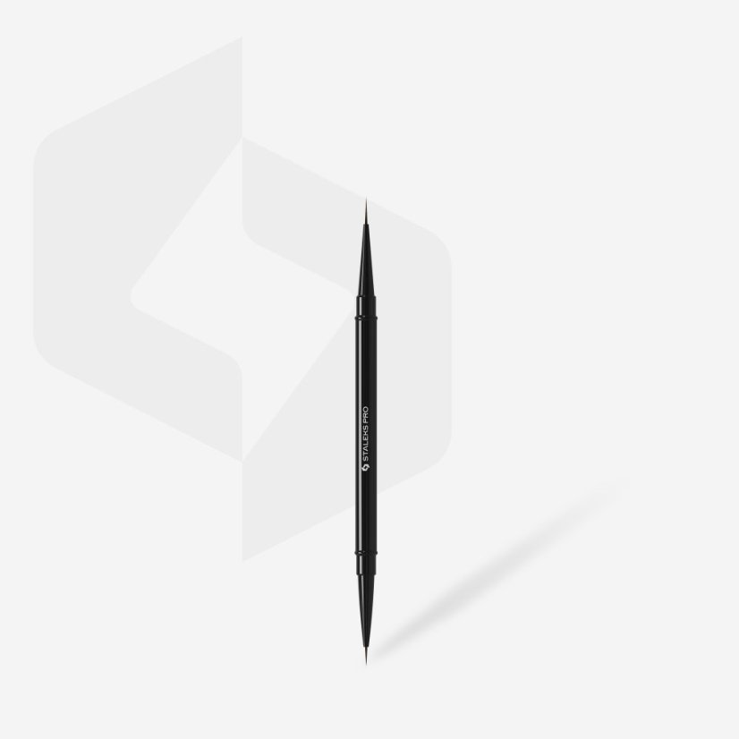 STALEKS EXPERT Oboustranný štětec na nehty - 7mm/10mm, NBE-01/03