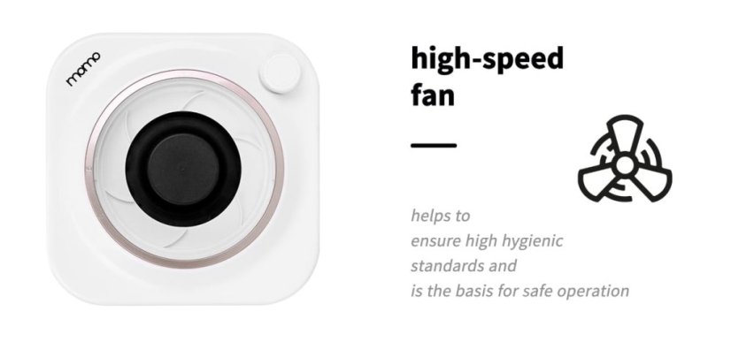 MOMO Kazetová odsávačka prachu na nehty J007, 48W