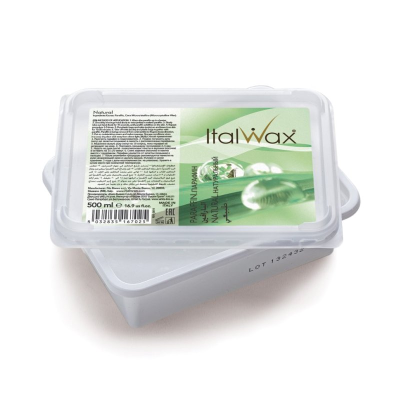 ItalWax косметический парафин - Natural (Натуральный), 500 гр