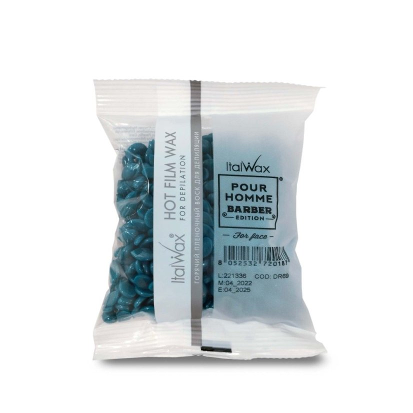 ItalWax FilmWax zrníčka vosku Pour Homme Barber, 100 g