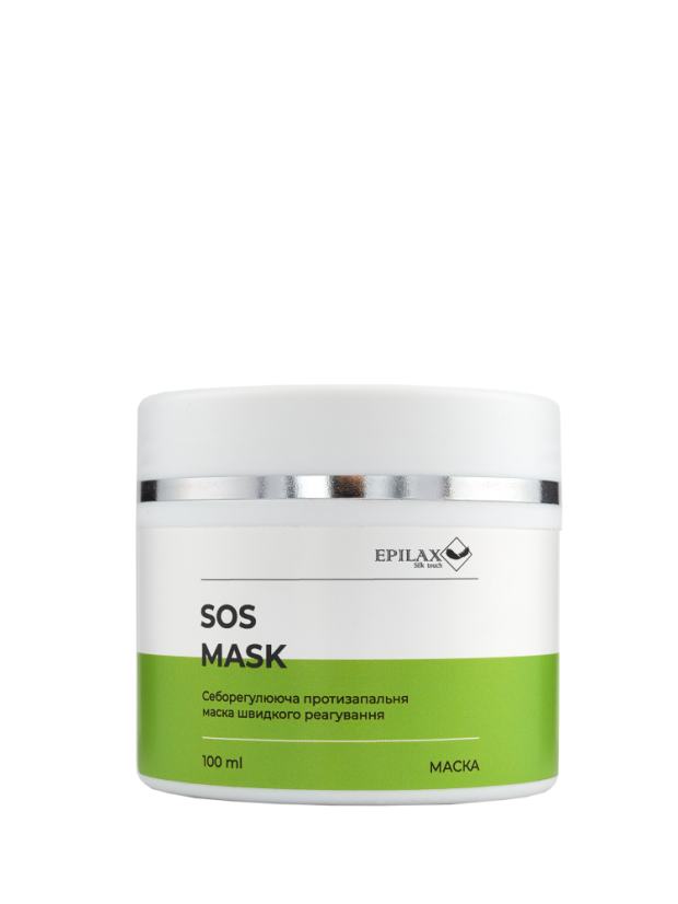 Epilax Silk Touch SOS maska na regulaci kožního mazu a zklidnění pokožky, 100 ml