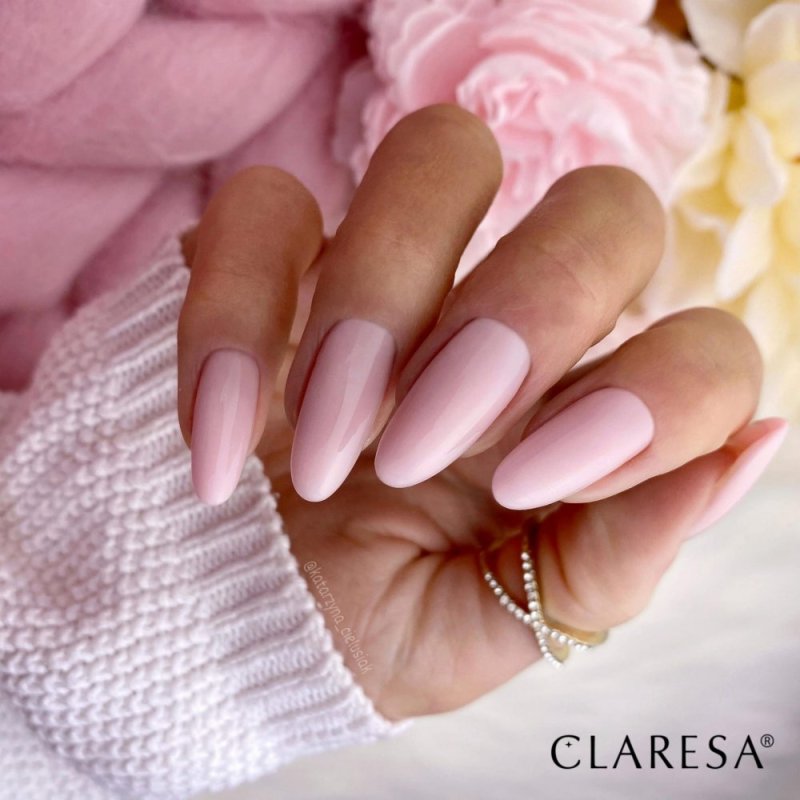CLARESA Моделирующий гель для ногтей Soft&Easy gel - Milky pink, 45гр
