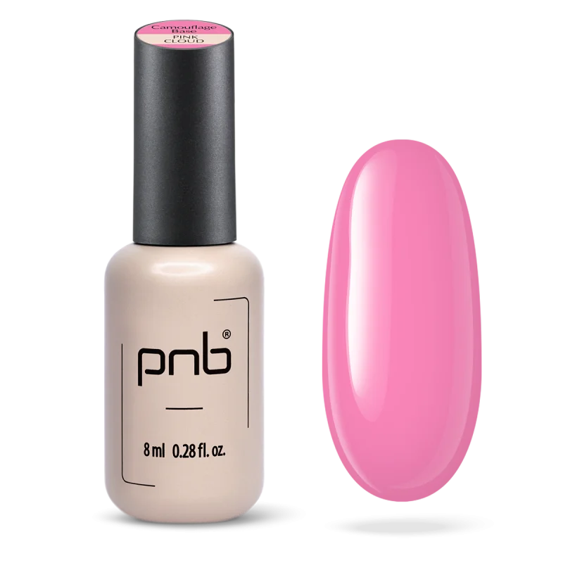 PNB UV/LED Kamuflaźní báze - Pink Cloud, 8 ml