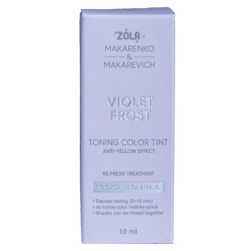 ZOLA x Makarenko x Makarevich Toning Color Tint Violet Frost - Tónovací barva na obočí, 10 ml