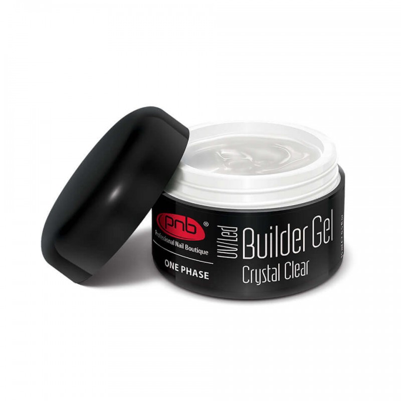 PNB UV/LED One Phase Builder Gel Jednofazový modelovací gel - Crystal Clear, 15 ml