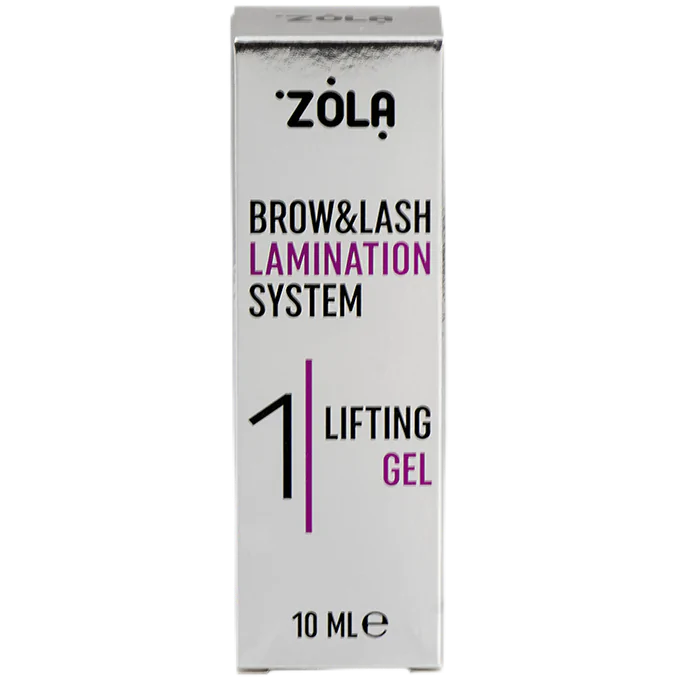 ZOLA Состав для ламинирования бровей и ресниц- 01 Lifting Gel, 10мл