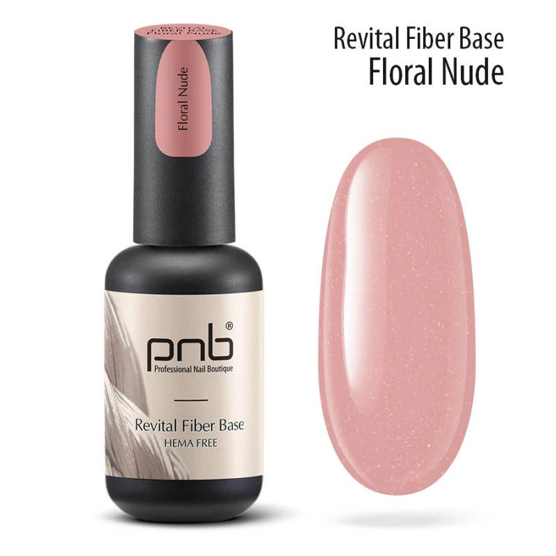 PNB UV/LED Revital Fiber báze HEMA FREE - Floral Nude, 8ml