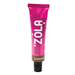 ZOLA Eyebrow Tint Краска для бровей - 03 Brown (коричневая), 15 мл