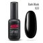 PNB Gel lak na nehty, 023 Dark Black, 8ml