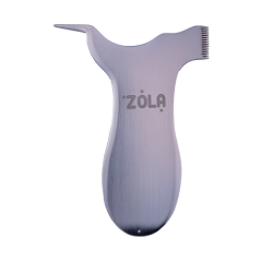 ZOLA Multifunkční kovový aplikátor pro laminaci řas – stříbrný, 1 ks