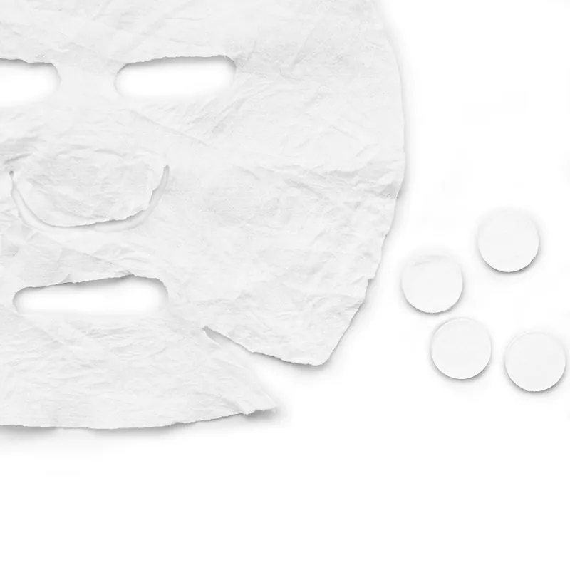 Jednorázová kosmetologická maska z netkané textilive formě lisované tablety, 10 ks