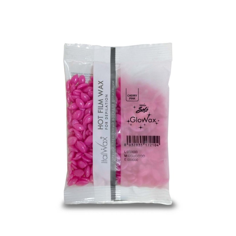 ItalWax Glowax - zrnka vosku Cherry Pink  Glowax, 100 g