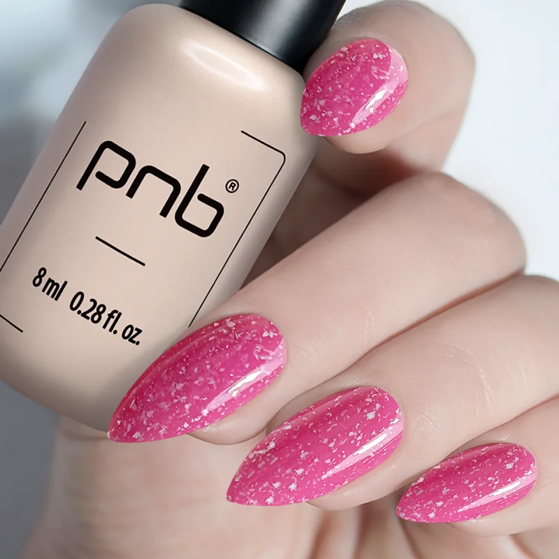 PNB UV/LED Kamuflaźní báze - Glitter Rose, 8 ml