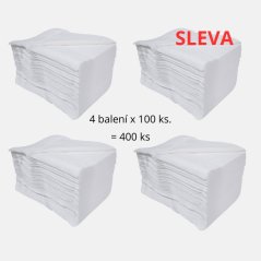 Jednorázové kadeřnické ručníký BIO-EKO 70x50cm - 4 balení (400 ks)