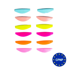 ZOLA Marshmallow Lami Pads (SS, S, M, L, LL, XL) — силиконовые валики для ламинирования, 6 пар