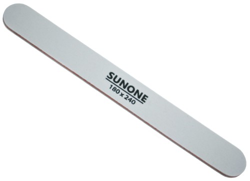 SUNONE Pilník na nehty 180/240 - rovný, 1ks