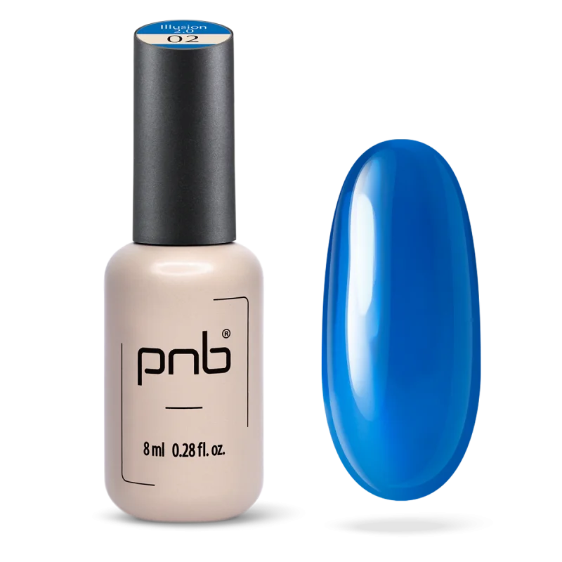PNB Gel lak na nehty Stained glass - 02 Illusion 2.0, 8 ml