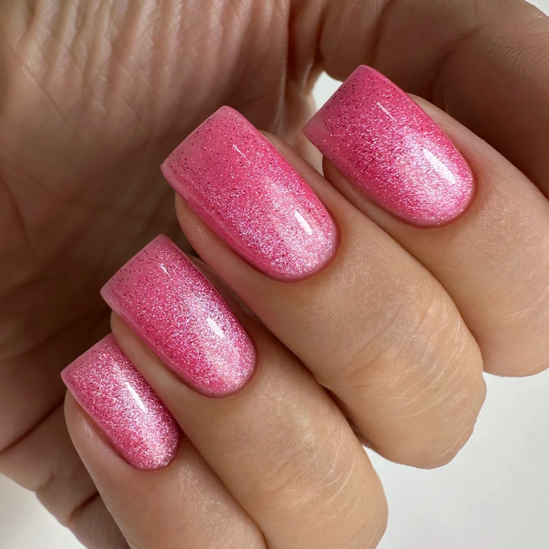 PNB Magnetický gel lak na nehty Glamour Cat - 02 Ballet Slipper, 8 ml