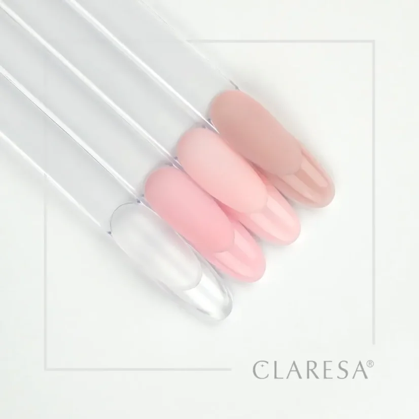 CLARESA Stavební gel na nehty Soft&Easy gel - Natural, 45g