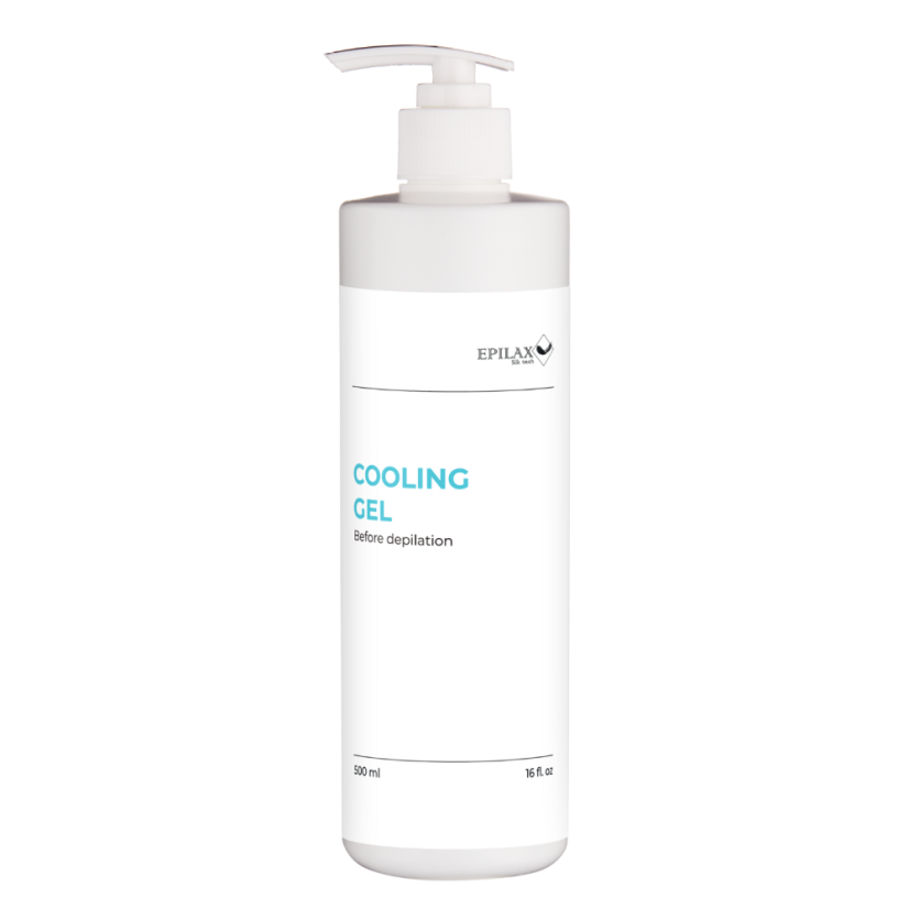 Epilax Silk Touch gel před depilací s chladivým efektem, 500 ml.