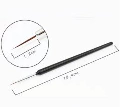 Štětec na zdobení nehtů - 12 mm, 1 ks