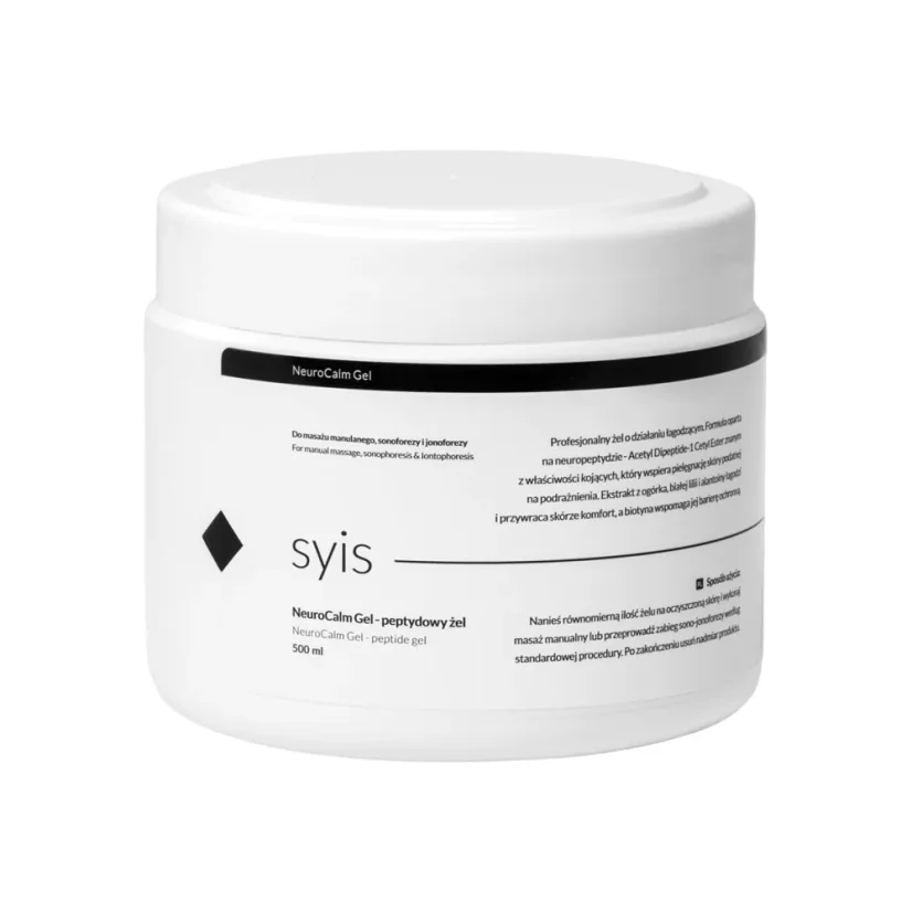 SYIS NeuroCalm Gel – peptidový gel pro manuální masáž, sonofózu a iontoforézu , 500 ml