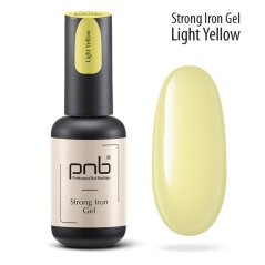 PNB Моделирующий гель и база Strong Iron Gel Light Yellow, 8мл