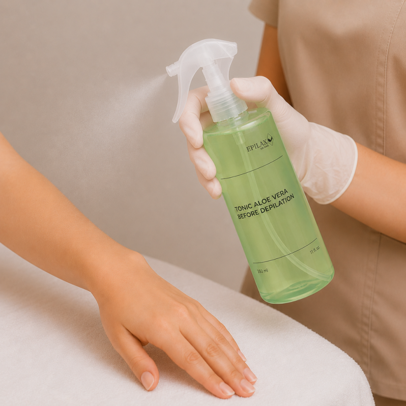 Epilax Silk Touch Předepilační tonikum Aloe Vera, 350 ml