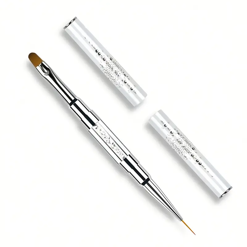 Oboustranný štětec na nail art a gel 2v1