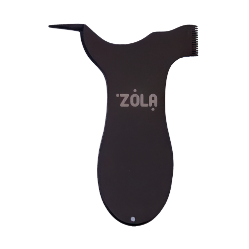 ZOLA Multifunkční kovový aplikátor pro laminaci řas – černý, 1 ks