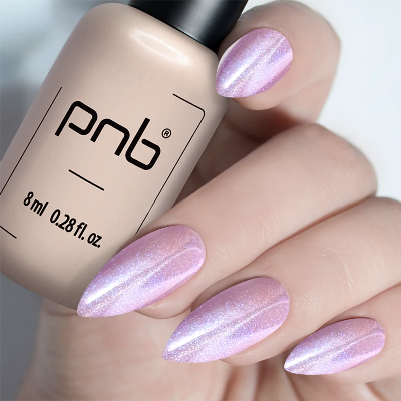 PNB Magnetický gel lak na nehty Glamour Cat - 03 Rosy Flirty, 8 ml