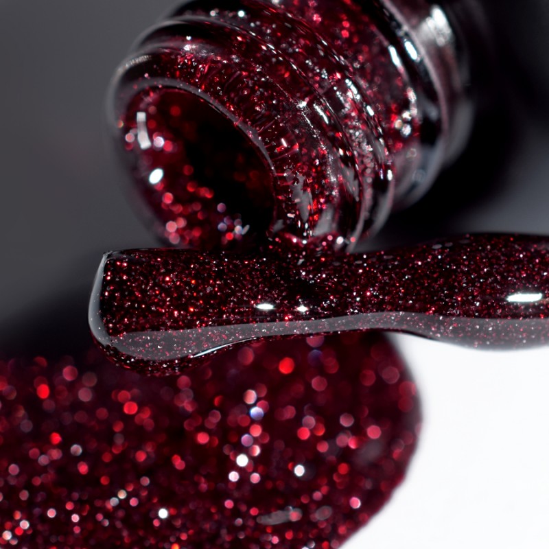 PNB Reflexní gel lak na nehty - 08 Burgundy, 8ml