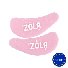 ZOLA silikonové podložky pod očí - růžové, 1 pár