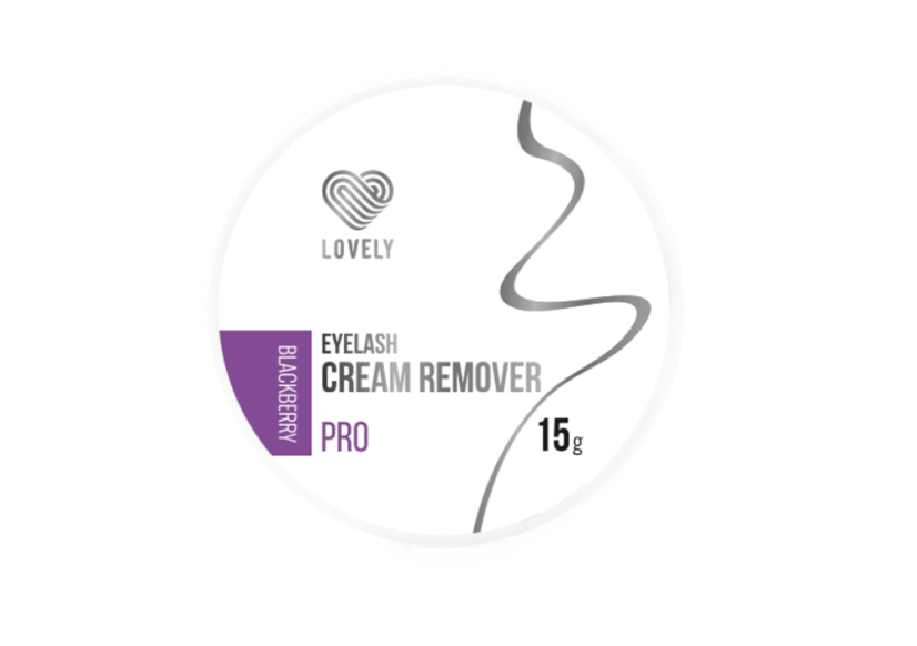 LOVELY Krémový remover na řasy - Blackberry, 15 g